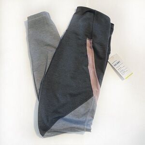NWT Gray and Pink Active High-Waisted Leggings